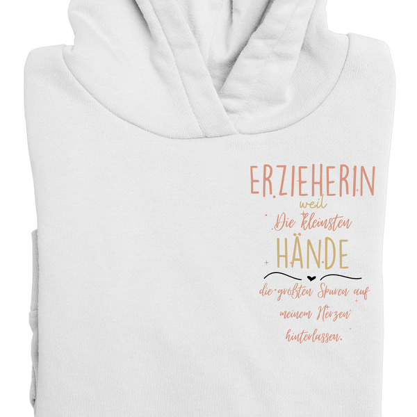 Erzieherin Hände Hoodie