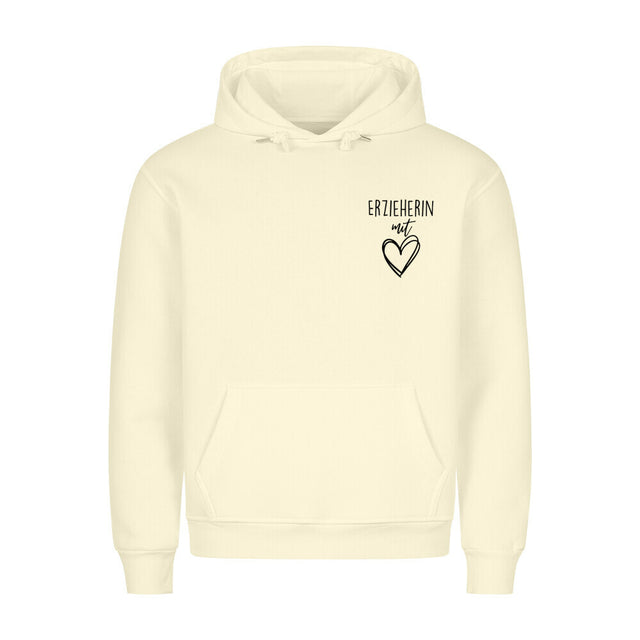 Erzieherin mit Herz Hoodie
