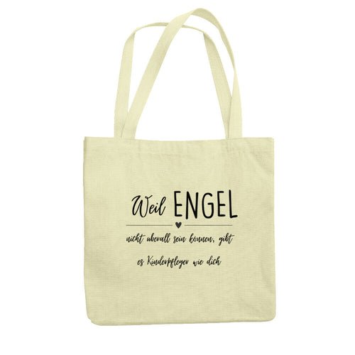 Engel-Kinderpfleger Jutebeutel