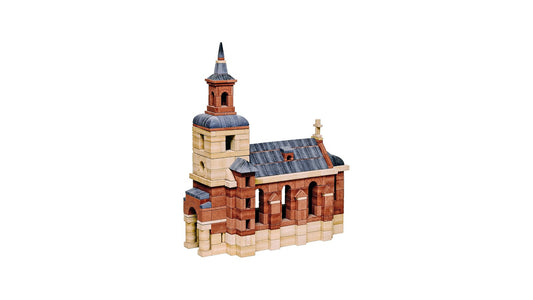Kirche mit Turm aus Ankersteinen – im Advent mit Kindergartenkindern Krippe und Kirche nachbauen