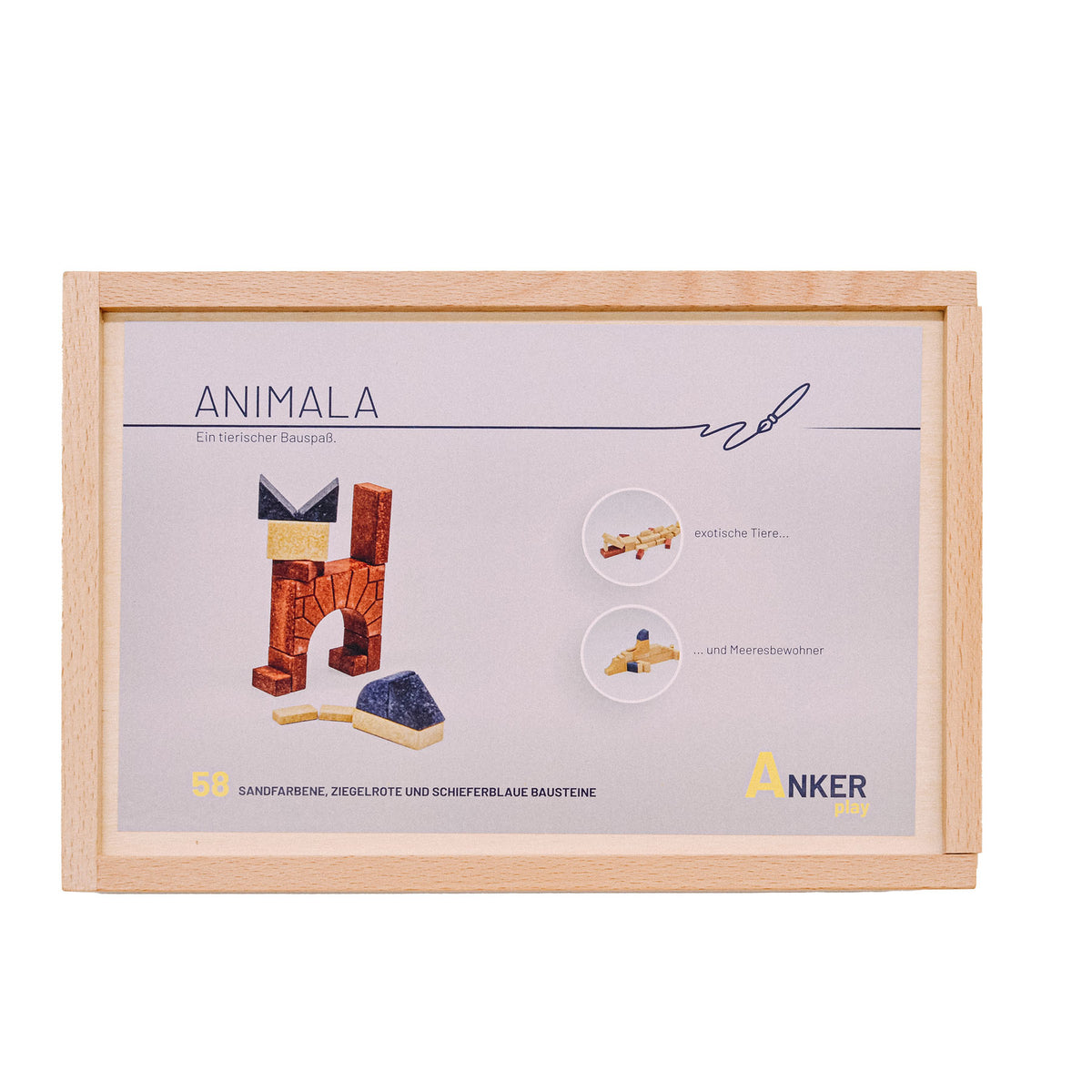 Animala Anker-Steinbaukasten, Ansicht 4 | Pädagogikkram