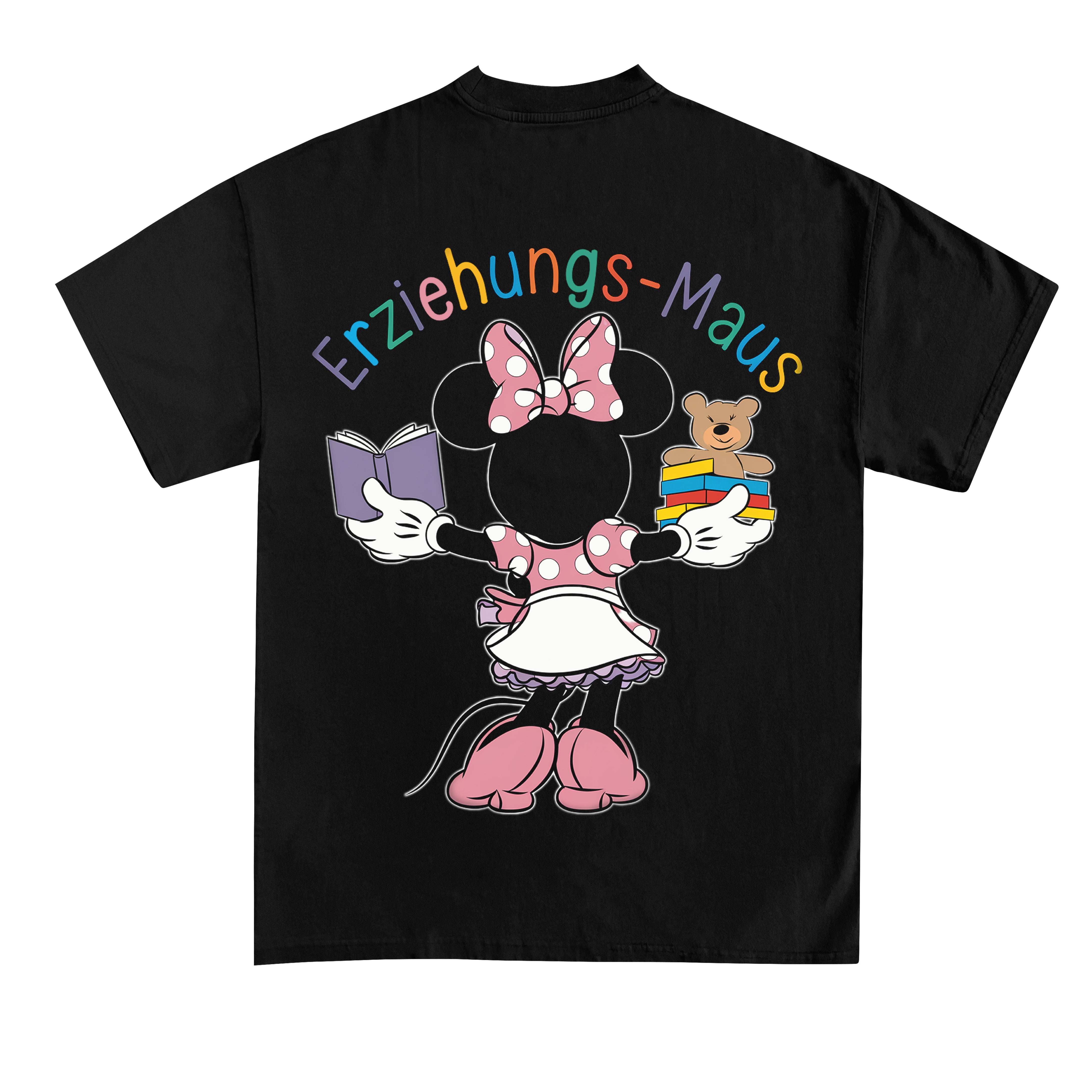 Erziehungs-Maus2 (Backprint) Shirt