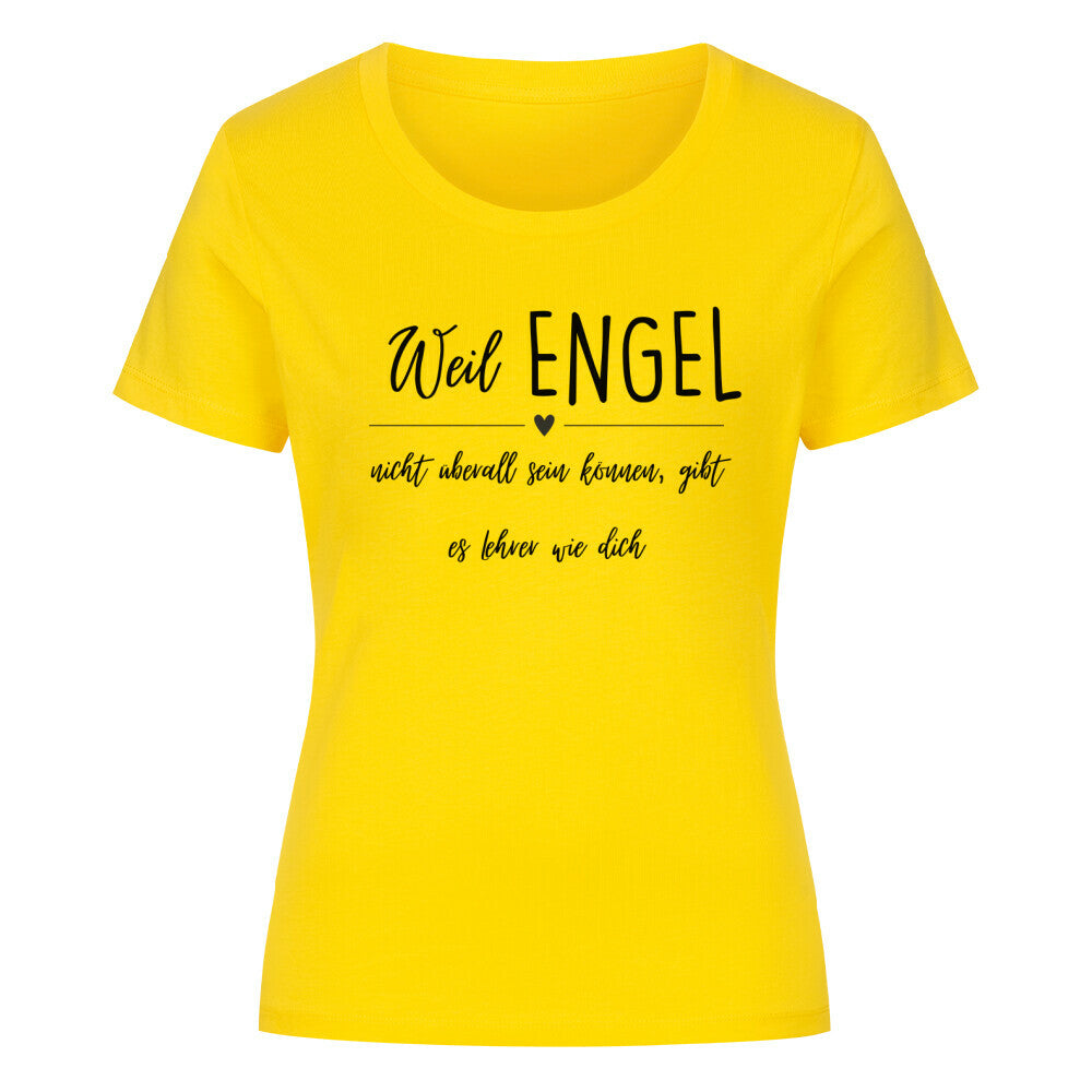 Frauen-T-Shirt mit Spruch „Engel Lehrer“ für Erzieherinnen und Erzieher, Ansicht 4 | Pädagogikkram