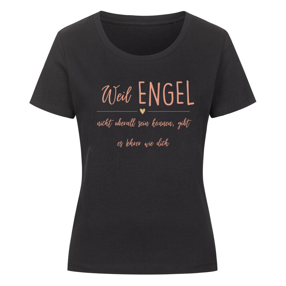 Frauen-T-Shirt mit Spruch „Engel Lehrer“ für Erzieherinnen und Erzieher | Pädagogikkram