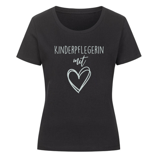 Frauen-T-Shirt mit Spruch „Kinderpflegerin“ für Erzieherinnen und Erzieher, Ansicht 5 | Pädagogikkram