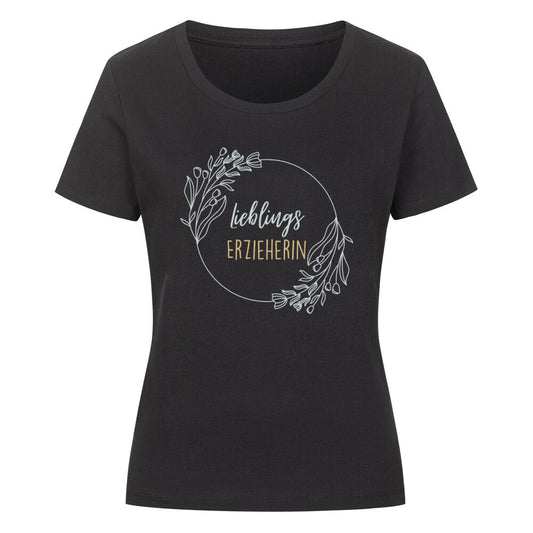 Frauen-T-Shirt mit Spruch „Lieblingserzieher“ für Erzieherinnen und Erzieher | Pädagogikkram