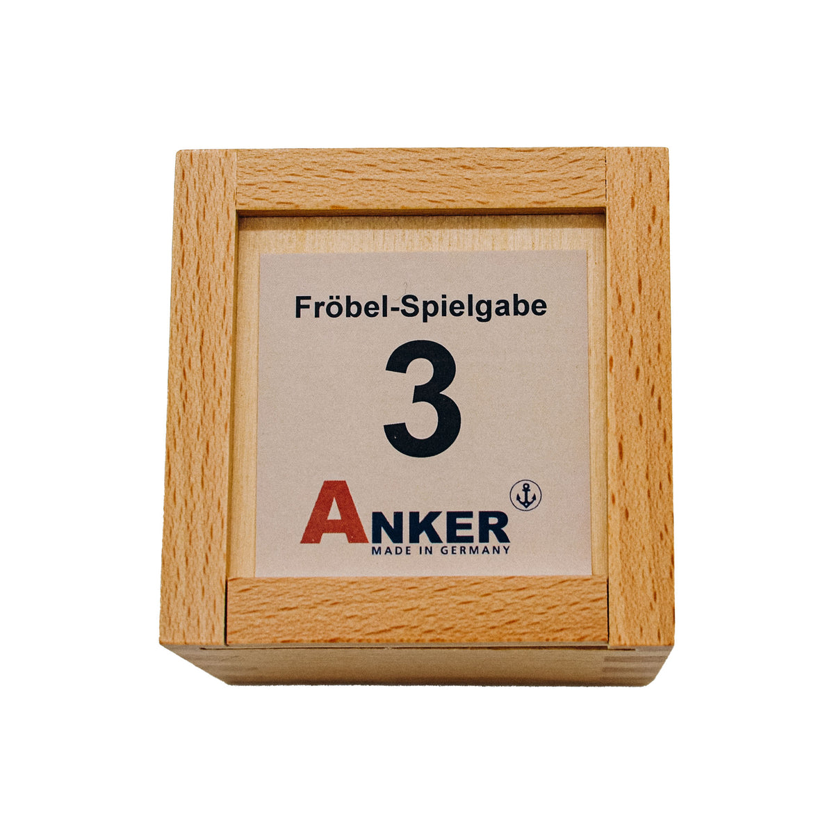 FröbelGabe Nr. 3 aus Anker-Steinen, Ansicht 2 | Pädagogikkram