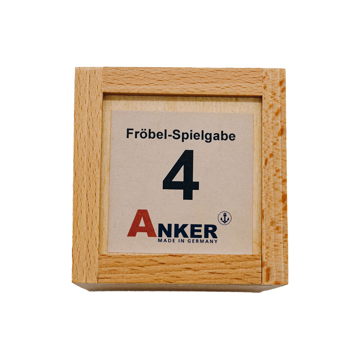 FröbelGabe Nr. 4 aus Anker-Steinen, Ansicht 2 | Pädagogikkram