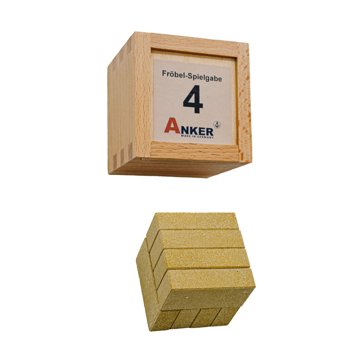FröbelGabe Nr. 4 aus Anker-Steinen, Ansicht 5 | Pädagogikkram
