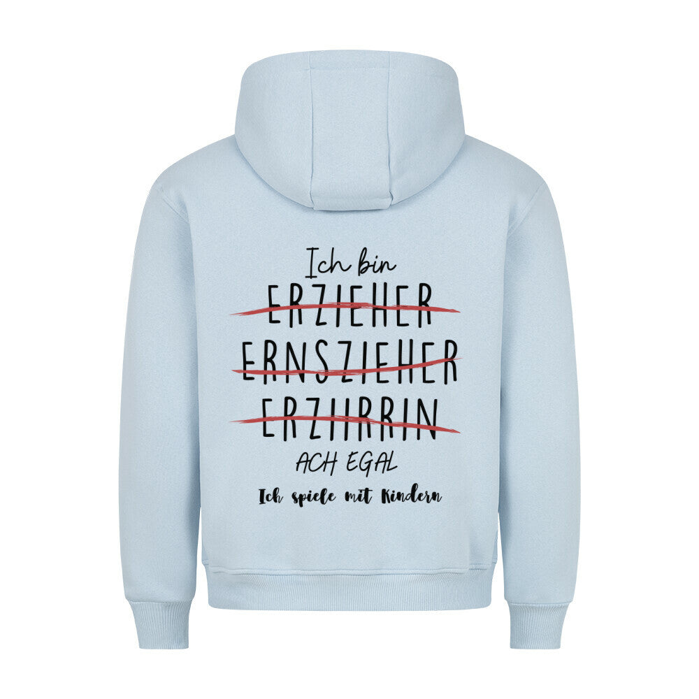 Hoodie mit Spruch „Ach egal“ für Erzieherinnen und Erzieher, Kindergarten-Hoodie, Ansicht 3 | Pädagogikkram