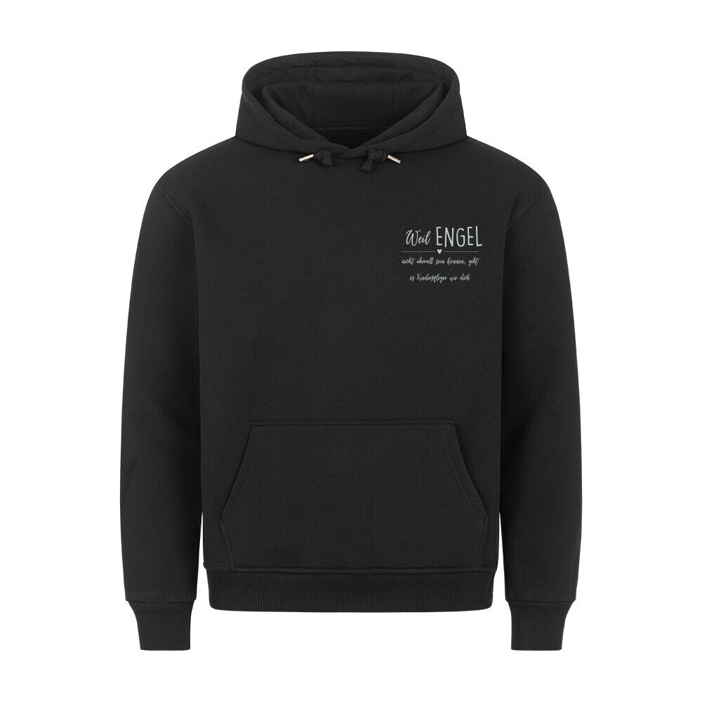 Hoodie mit Spruch „Engel Kinderpfleger“ für Erzieherinnen und Erzieher, Kindergarten-Hoodie | Pädagogikkram