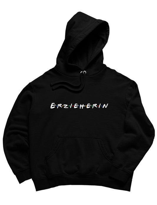 Hoodie mit Spruch „Erzieherin“ für Erzieherinnen und Erzieher, Kindergarten-Hoodie | Pädagogikkram