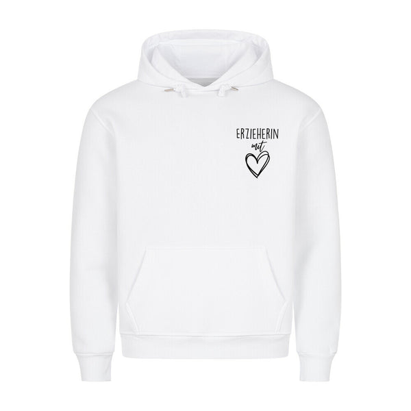 Erzieherin mit Herz Hoodie