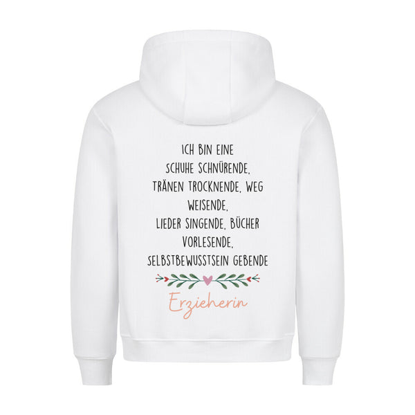 Ich bin eine Erzieherin (Rückendruck) Hoodie