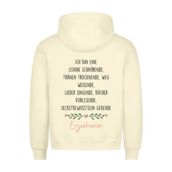 Ich bin eine Erzieherin (Rückendruck) Hoodie