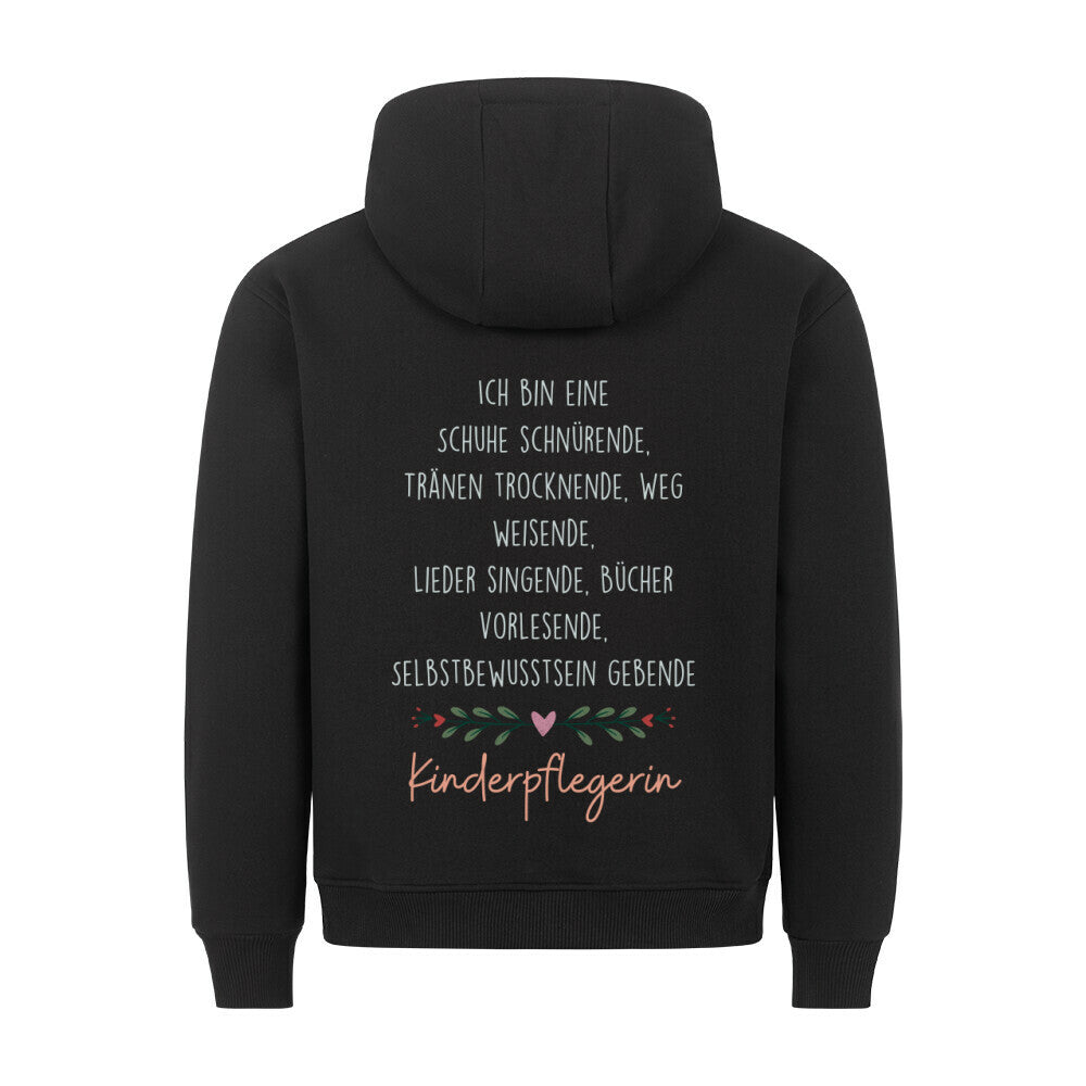 Hoodie mit Spruch „Kinderpflegerin“ für Erzieherinnen und Erzieher, Kindergarten-Hoodie | Pädagogikkram