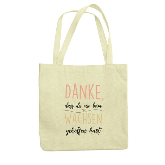 Jutebeutel mit Spruch „Wachsen“ für Erzieher, Stofftasche für den Kindergarten | Pädagogikkram