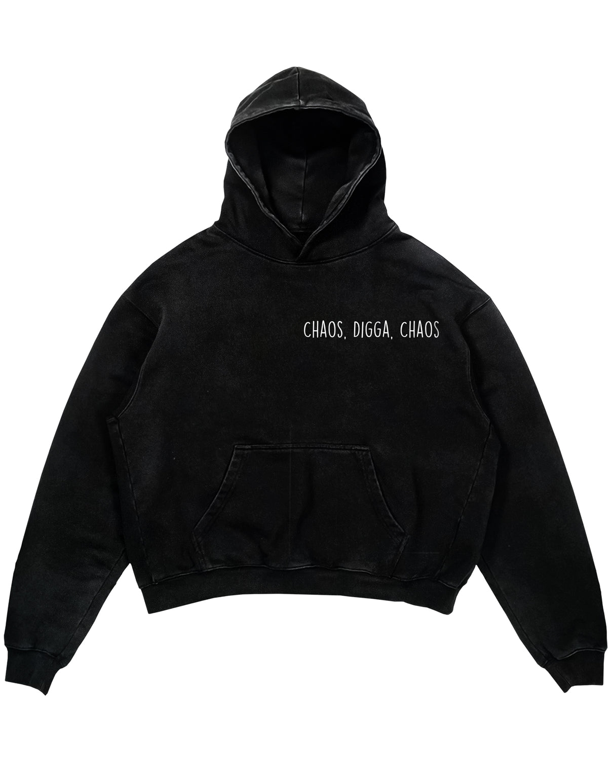 Oversized Hoodie mit Spruch „Chaos, Digga, Chaos“ für Erzieherinnen und Erzieher, Kindergarten-Hoodie | Pädagogikkram