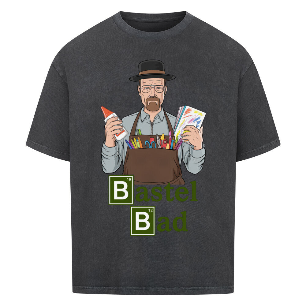 Oversized Shirt mit Spruch „Bastel Bad“ für Erzieherinnen und Erzieher, Ansicht 3 | Pädagogikkram