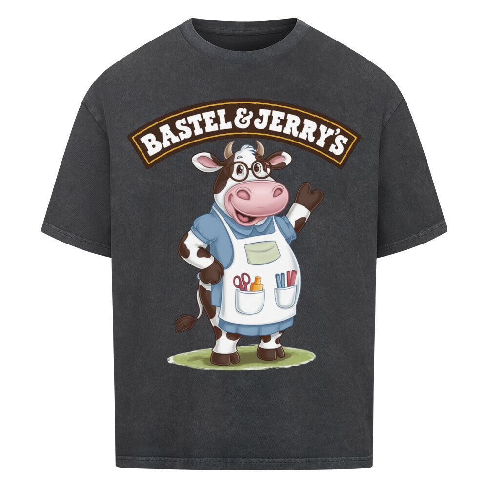 Oversized Shirt mit Spruch „Bastel & Jerrys“ für Erzieherinnen und Erzieher, Ansicht 3 | Pädagogikkram