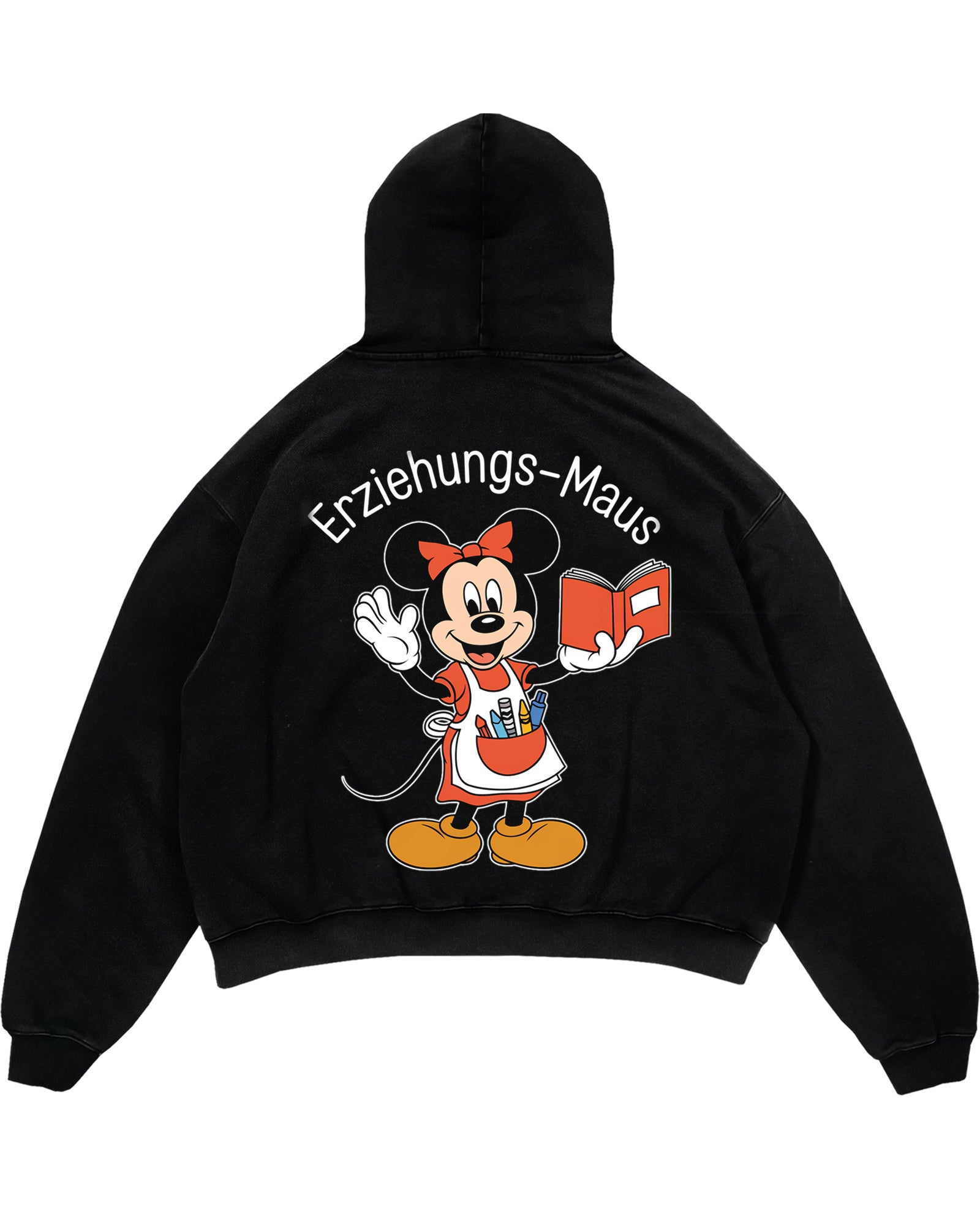 Erziehungs-Maus Oversized (Backprint) Hoodie