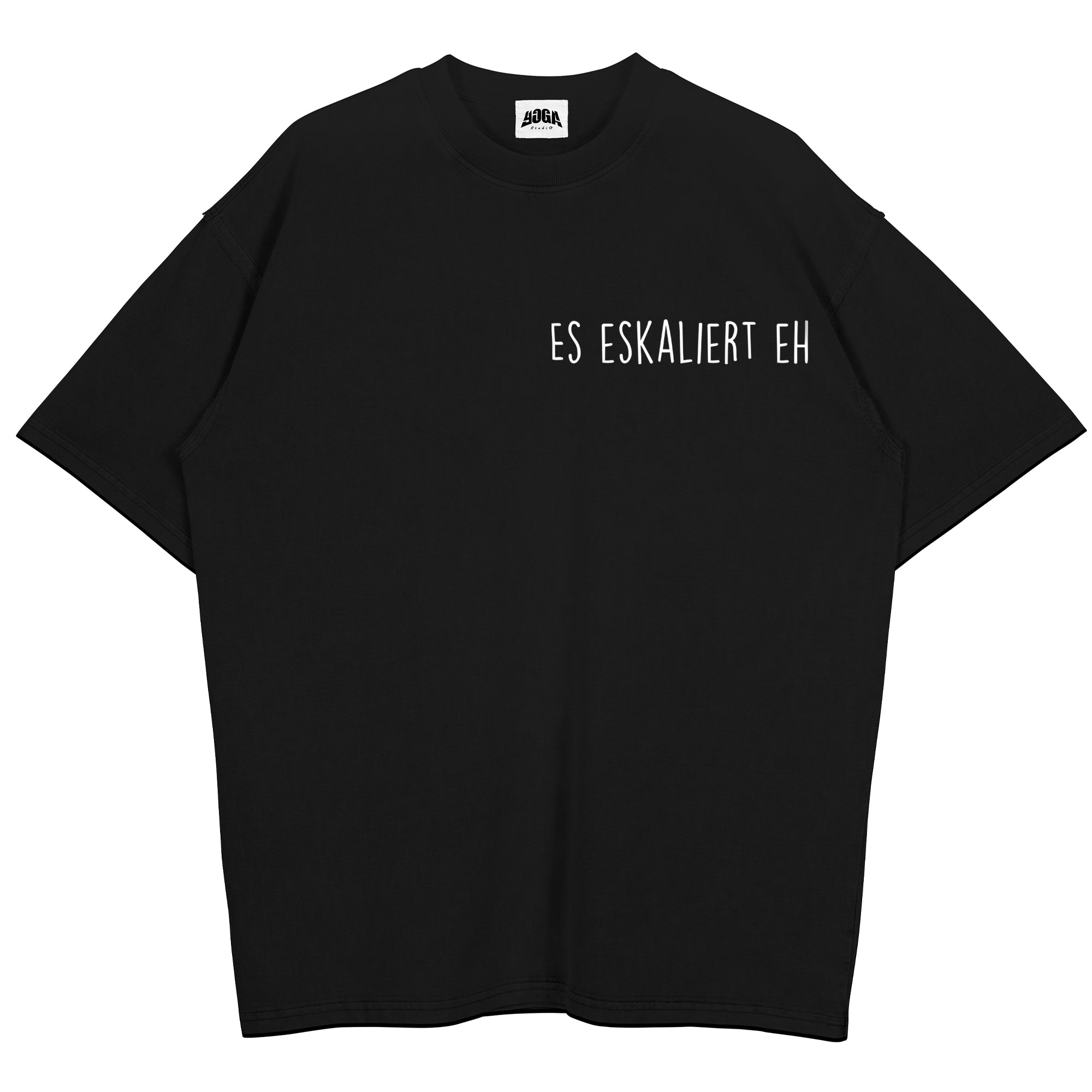Es eskaliert eh Oversized Shirt