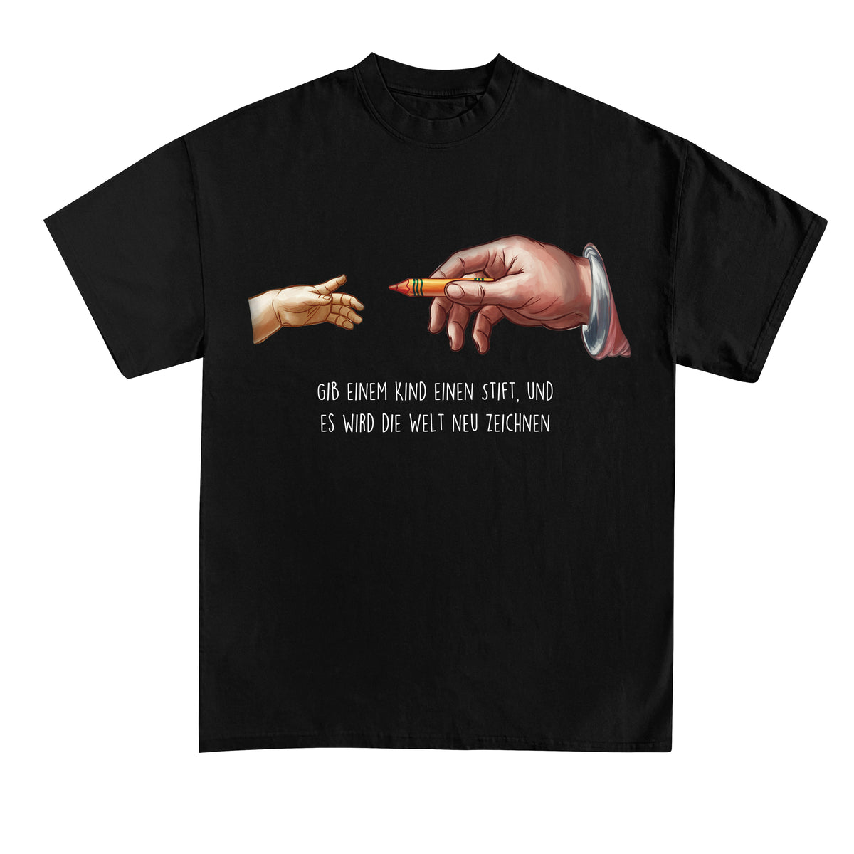 T-Shirt mit Spruch „Die Welt“ für Erzieherinnen und Erzieher | Pädagogikkram