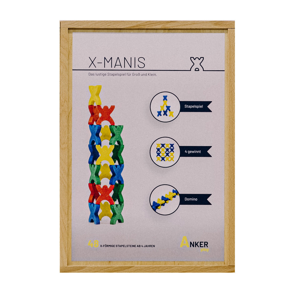 X-Manis Holzkasten mit Spielideen | Pädagogikkram